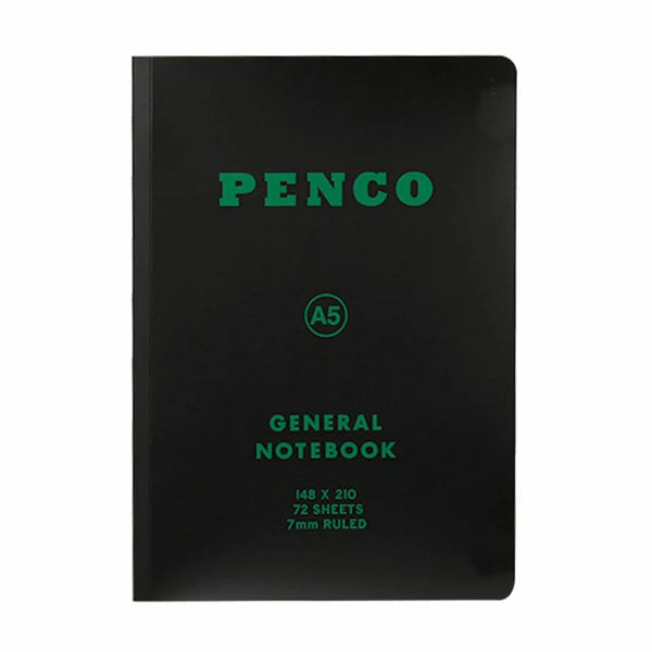 Soft PP Notebook - Ruled A5 - Black