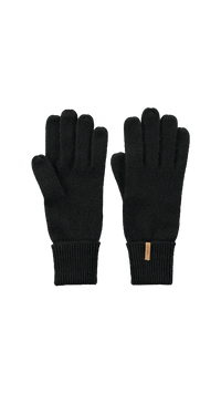 Barts - Fine Knitted Gloves - Black - Large