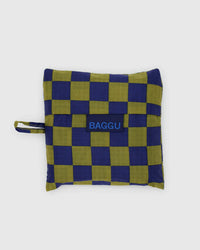 Standard Baggu- Pear Navy Check