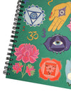 A5 Spiral Notebook - Seven Chakras