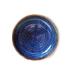 HKliving - Chef ceramics: deep plate L - Rustic Blue