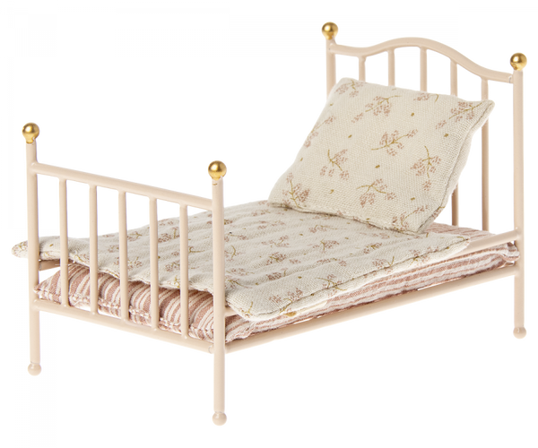 Maileg - Vintage Bed, Mouse - Rose