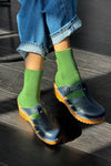 Cloud Socks - Green Olive