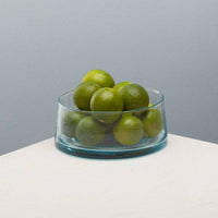 Handmade Recycled Glass Low Dish