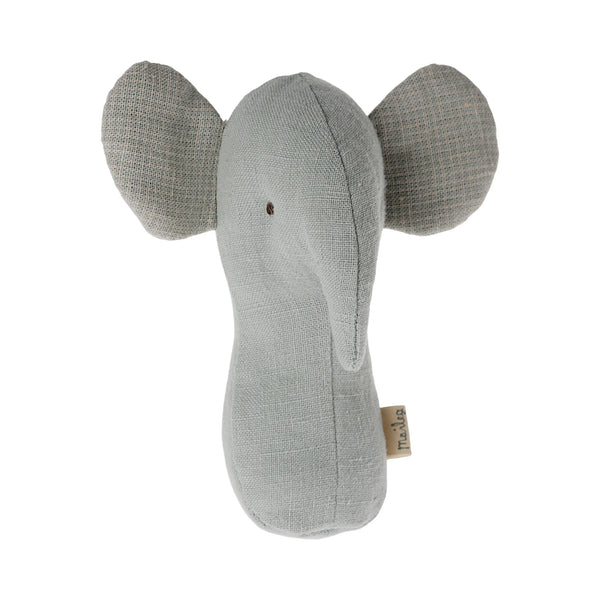 Lullaby Friends Elephant Rattle - Light Dusty Blue