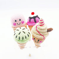 Friendly Ice Cream Rattle