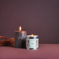 Oak scented Pillar Candle - 3" x 4"