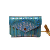 Forest Popper Purse - Turquoise