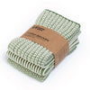 Reusable & Eco-Friendly Cotton Dishcloths - Textured Green