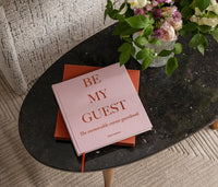 Be My Guest - Guest Book - Rust/Pink