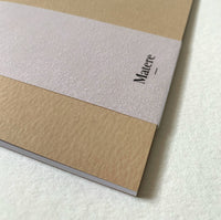 A5 Slimline Embossed Notepad - Stone