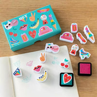 Set of Mini Stamps Top Banana