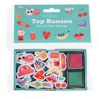 Set of Mini Stamps Top Banana