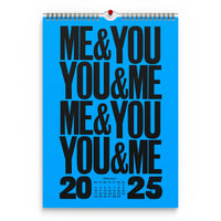 2025 Wall Calendar - Anthony Burrill