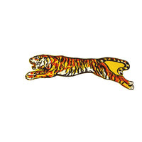 Tiger Bookmark - Yellow