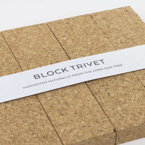 Cork Trivet - Block