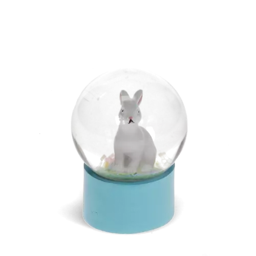 Mini Glitter Globe - Bunny