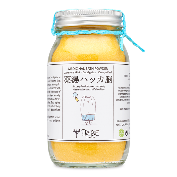 Japanese Bath Powder with Japanese Mint, Eucalyptus & Orange