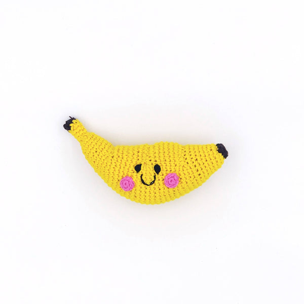 Friendly banana rattle