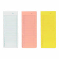 Sticky Memo Pad Monthly - Yellow