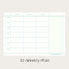 Paperian Flat Notepad (A5) Weekly