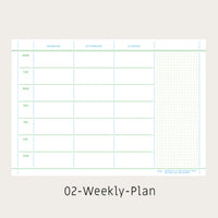 Paperian Flat Notepad (A5) Weekly