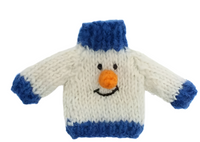 Christmas Jumper Decoration - Snowman or Holly Sprig