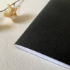 A5 Slimline Embossed Notepad - Black