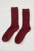 Winter Sparkle Socks - Wine