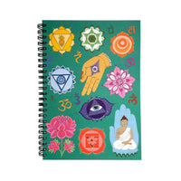 A5 Spiral Notebook - Seven Chakras