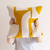 Cotton Knit Cushion - Bruten Citrus