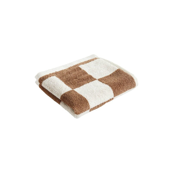 Check Wash Cloth - Cappuccino