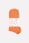 Alpaca Bed Socks - Tangerine (Size 8-11)