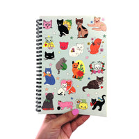 A5 Spiral Notebook - Cats