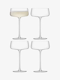 Metropolitan Champagne Saucer - Set of 4