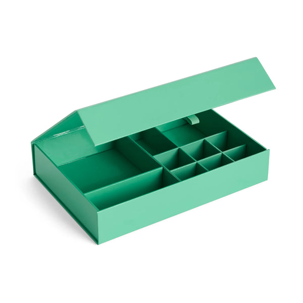 Colour Storage Jewellery Box - Emerald Green