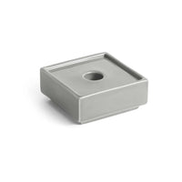 Small Mattone Candleholder - Light Grey