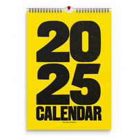 2025 Wall Calendar - Anthony Burrill