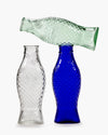 Fish & Fish Carafe - Cobalt Blue