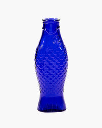 Fish & Fish Carafe - Cobalt Blue