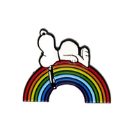 Peanuts Good Vibes Pin - Rainbow