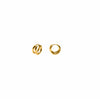 Double Layer Huggie Hoop Earrings - Gold