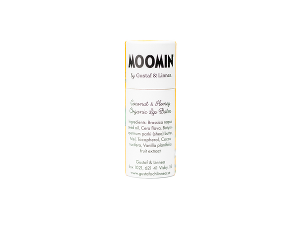 Moomin Organic Beeswax Lip Balm - Coconut & Honey