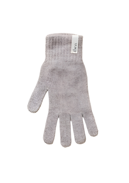 Cashmere & Merino Gloves in Oatmeal