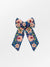 Yvette Beaded Bow Clip - Legion Blue