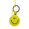 Feeling Lush Smilie Face Key Fob - Acid Green