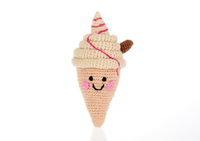 Friendly Ice Cream Rattle