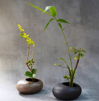 Handmade Ikebana Vase - Brown