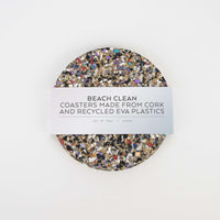 Beach Clean Coasters - Set of 4 - Round