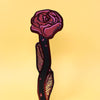 Rose Bookmark - Black